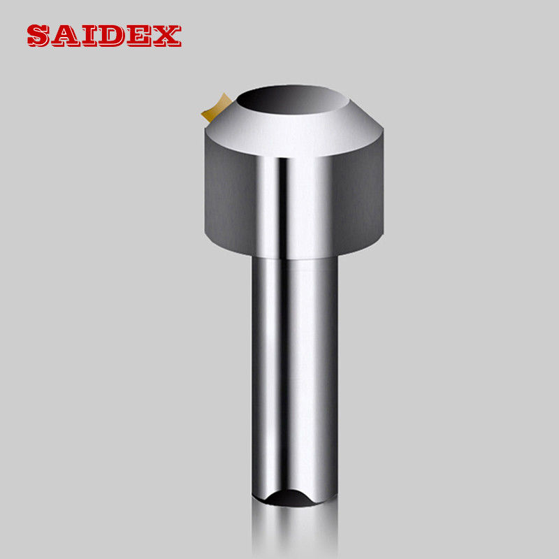 फैक्टरी आपूर्ति उच्च गुणवत्ता वाले एक्रिलिक ट्रिमिंग मशीन विशेष सीएनसी सिंगल क्रिस्टल डायमंड चैम्फरिंग मिलिंग टूल एक्रिलिक/पीएस के लिए