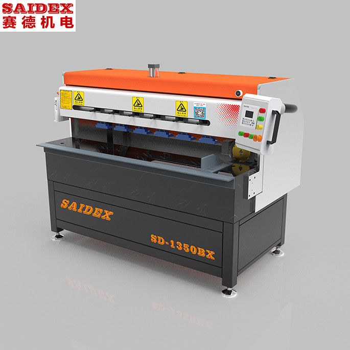 1350mm कार्य लंबाई एक्रिलिक डायमंड पॉलिशिंग मशीन बेल्ट फीड के साथ एक्रिलिक बेवल एज पॉलिशिंग मशीन