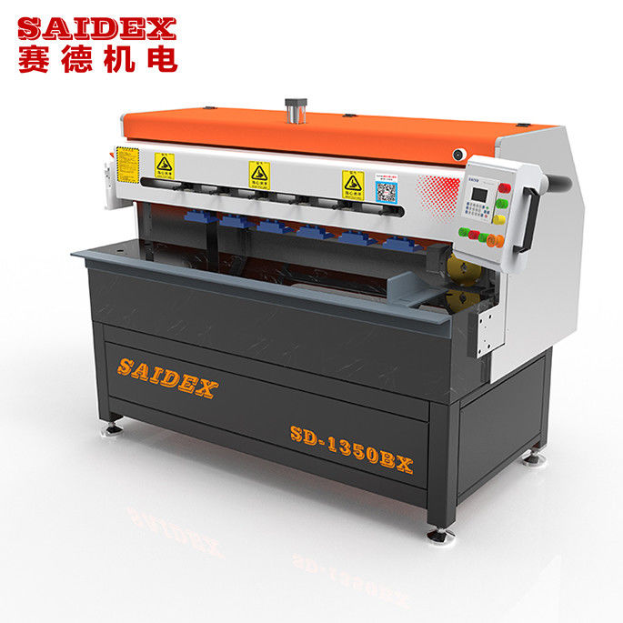 1350mm कार्य लंबाई एक्रिलिक डायमंड पॉलिशिंग मशीन बेल्ट फीड के साथ एक्रिलिक बेवल एज पॉलिशिंग मशीन