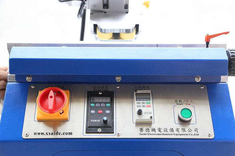 ट्रेंडी एंटी-ड्रॉप एक्रिलिक प्लेट स्पिंडल स्पीड 9000आरपीएम वी-45 एक्रिलिक पीएमएमए चम्फरिंग मशीन