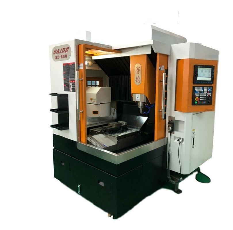 24000rpm धुरी गति SD650 3000kg वजन 400kg अधिकतम कार्य भार के साथ एक्रिलिक सीएनसी मशीन धातु चमकाने की मशीन