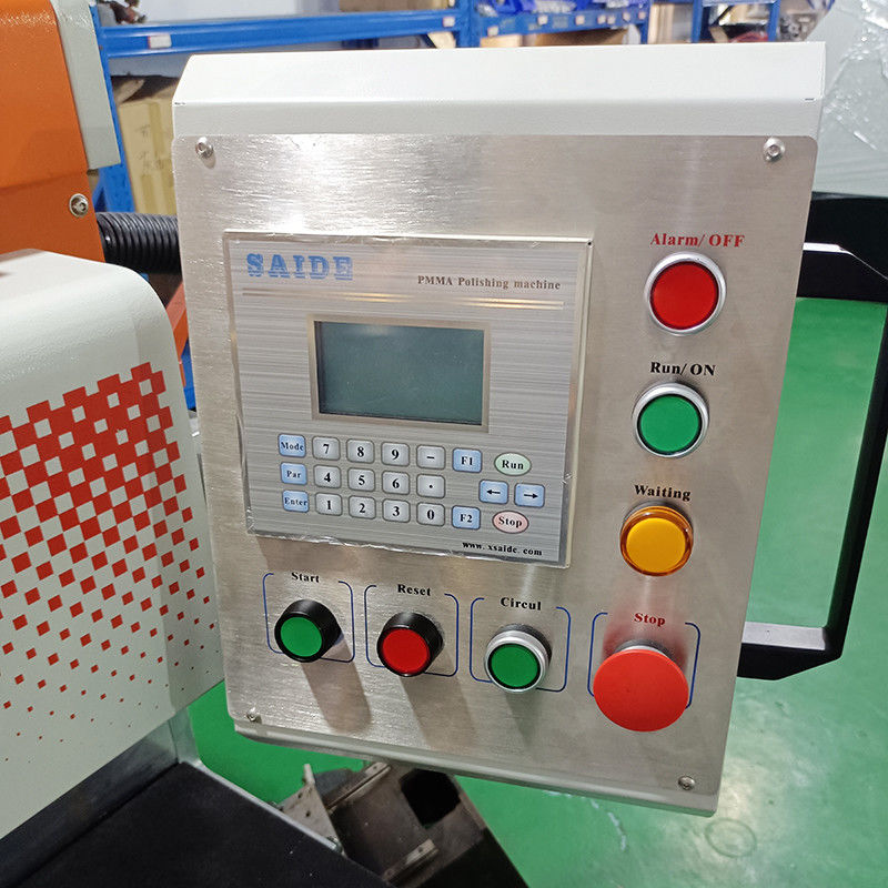 हाई स्पीड एक्रिलिक शीट पॉलिशिंग और ग्राइंडिंग मशीन 2.5KW 0-60° कटिंग एंगल