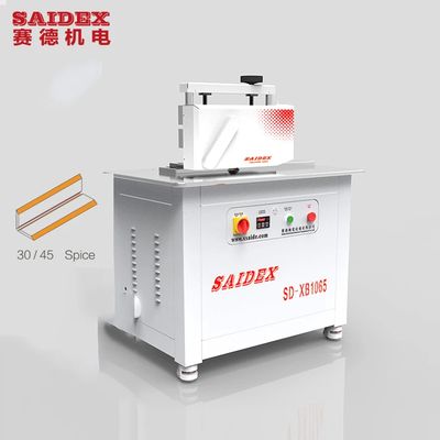 एक्रिलिक किनारा बेवलिंग उपकरण सटीक कोण समायोज्य सीधे और धूल निकालने वाला बेवलिंग