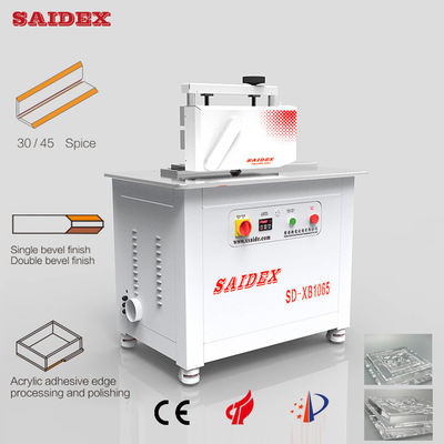 220V 50HZ/60HZ एक्रिलिक R3 / R4 / R5 गोल कोने पॉलिशिंग और ट्रिमिंग मशीन विनिमेय चाकू 45 डिग्री Bevelled किनारे Chamfering मशीन