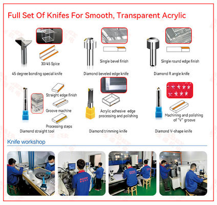व्यावहारिक सीएनसी मिलिंग काटने के उपकरण औद्योगिक एक्रिलिक सीएनसी चाम्फर उपकरण एक्रिलिक उच्च गति काटने के लिए
