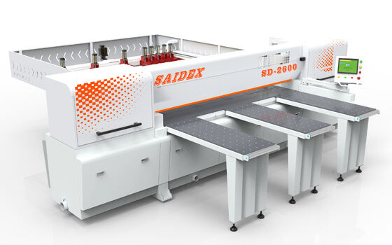 SAIDE उच्च-सटीकता स्वचालित एक्रेलिक कटिंग सॉ मशीन 2600mm कटिंग लंबाई और 13KW पावर के साथ